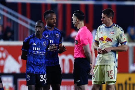 Earthquakes’ draw at New York marred by Red Bulls player’s alleged use of racial slur